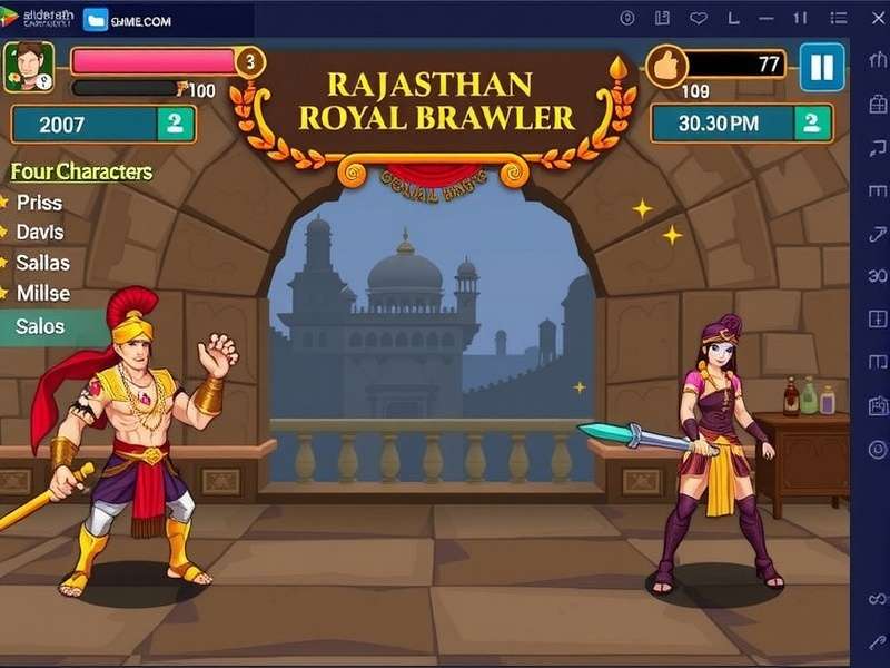 Rajasthan Royal Brawler Gameplay Screenshot